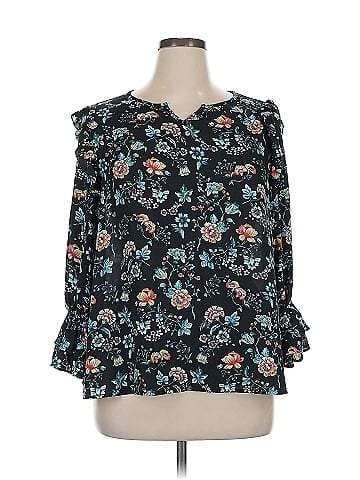 Counterparts 3/4 Sleeve Blouse (view 1)