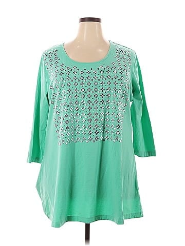 DG^2 by Diane Gilman 3/4 Sleeve Blouse (view 1)