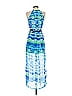 Lily Rose 100% Polyester Tie-dye Blue Cocktail Dress Size XS - photo 2