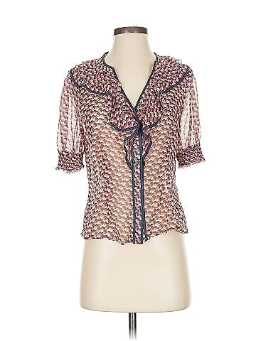 Odille 3/4 Sleeve Silk Top (view 1)