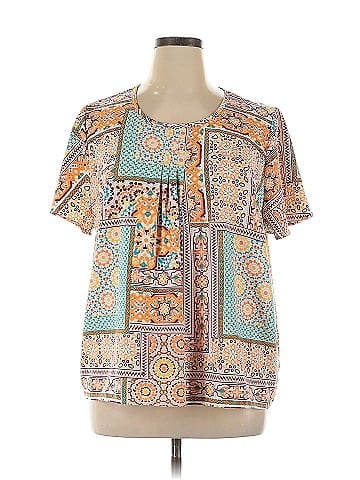 D&Co. Short Sleeve Blouse (view 1)
