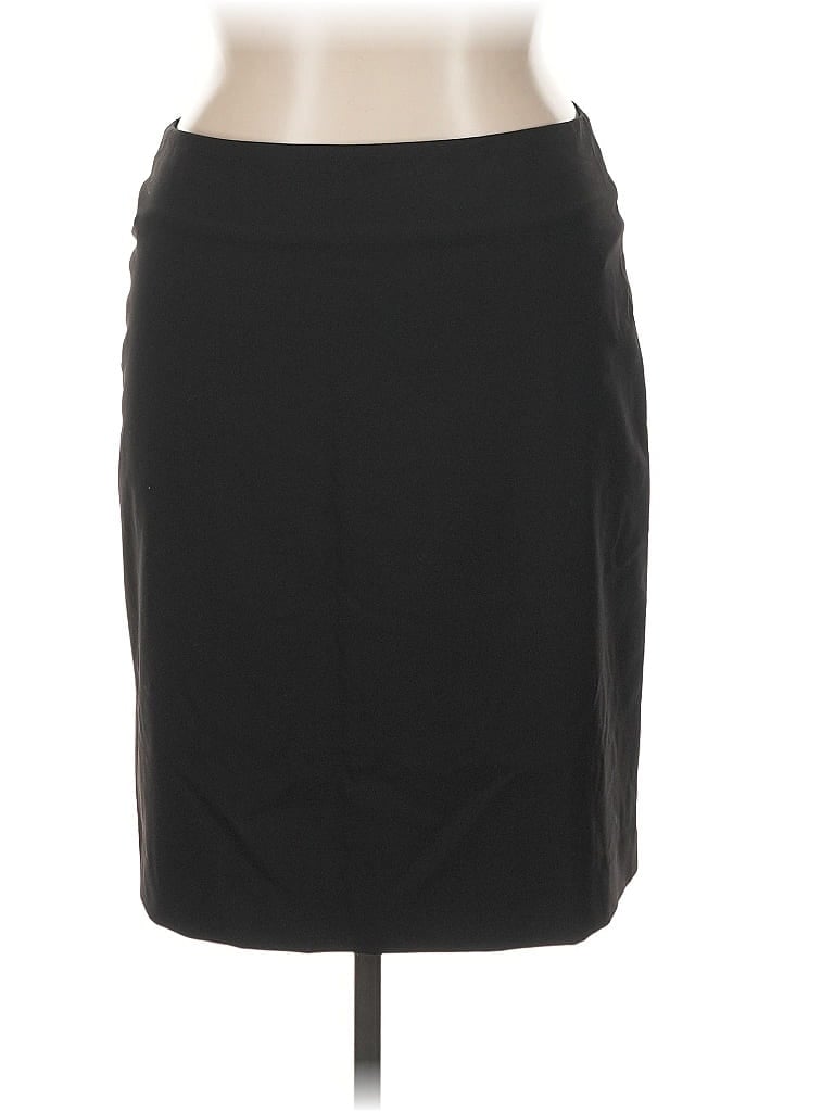 Pre-owned Lands' End Casual Skirt In Black