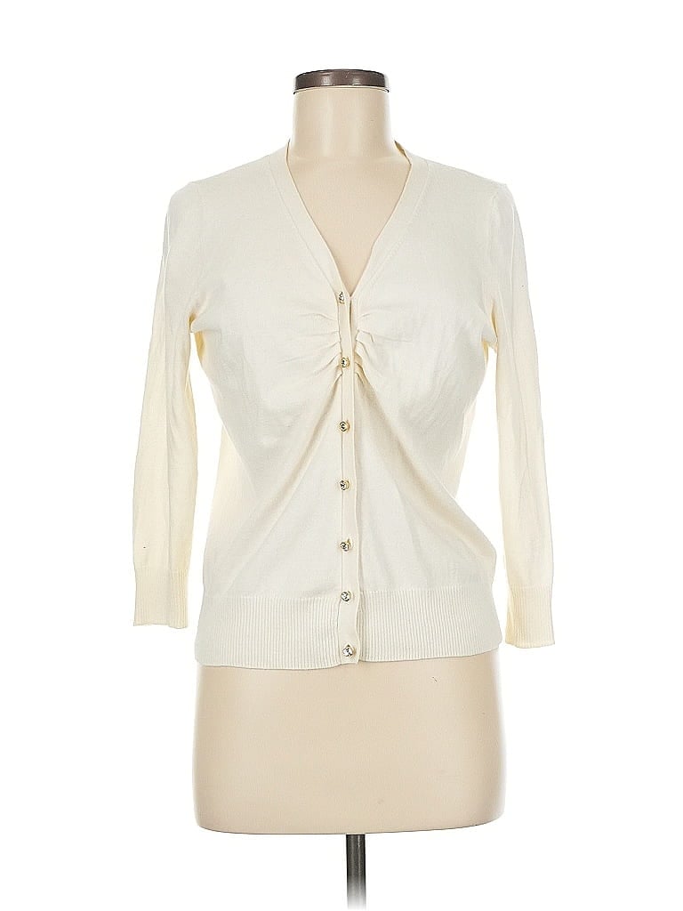 Click to view more detailed imagery on our partner's website Pre-owned Talbots Cardigan Sweater In White