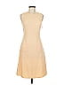 Agnona Solid Tan Casual Dress Size 6 - photo 1