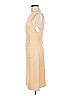 Agnona Solid Tan Casual Dress Size 6 - photo 5