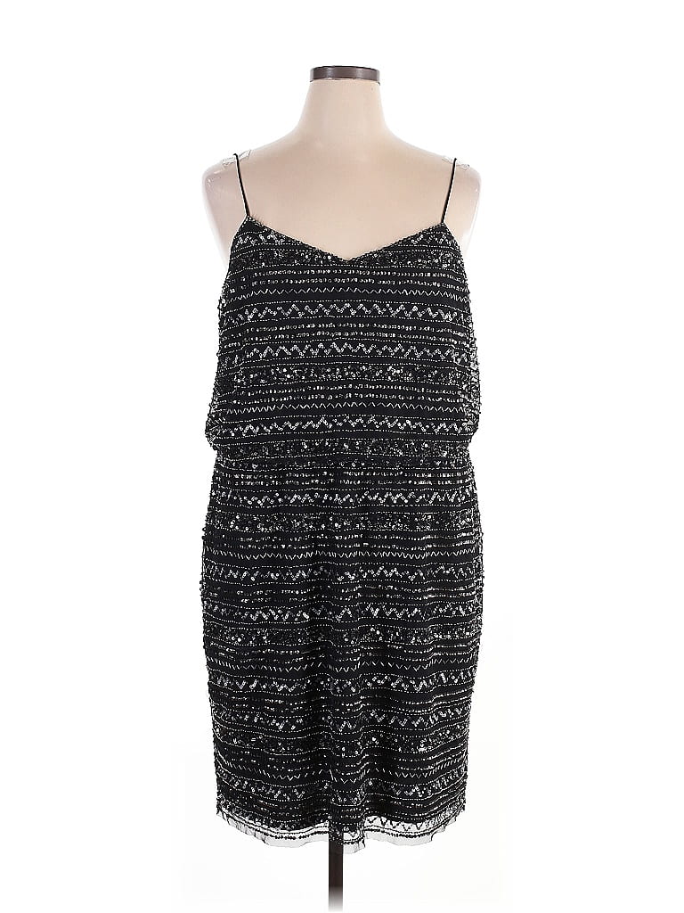 Pre-owned Violeta By Mango Casual Dress In Black