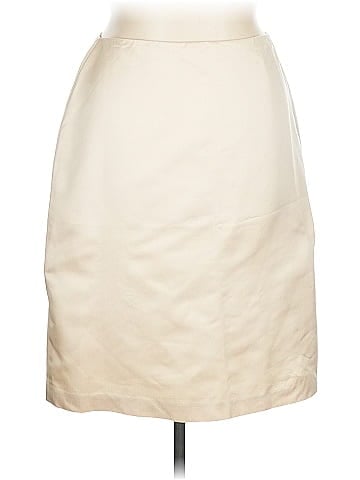 Linda Allard Ellen Tracy Silk Skirt (view 1)