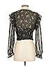 Mele E Pere Black 3/4 Sleeve Blouse Size M - photo 2
