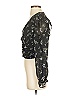 Mele E Pere Black 3/4 Sleeve Blouse Size M - photo 4