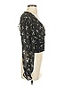 Mele E Pere Black 3/4 Sleeve Blouse Size M - photo 3