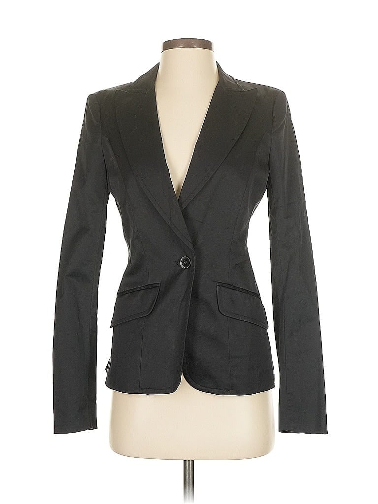 Pre-owned Bebe Blazer Jacket In Gray