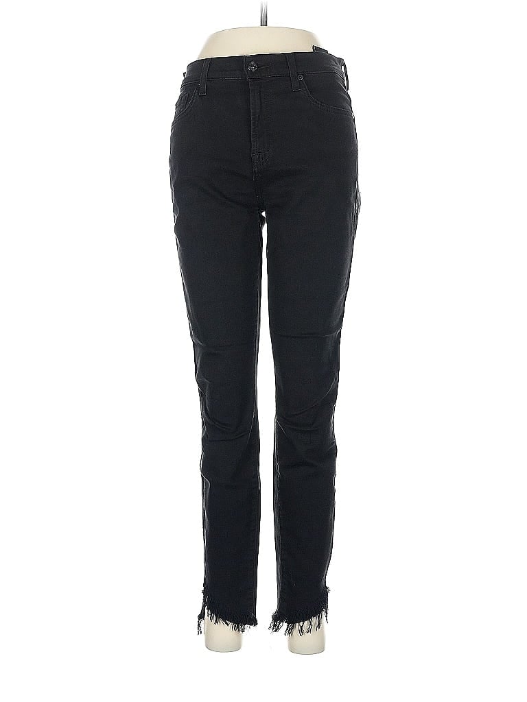 Pre-owned 7 For All Mankind Jeans In Black