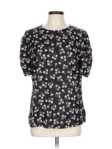 Allegra K Short Sleeve Blouse (view 1)