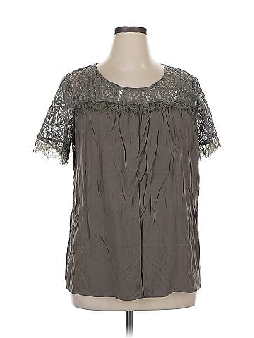 Allegra K Short Sleeve Blouse (view 1)