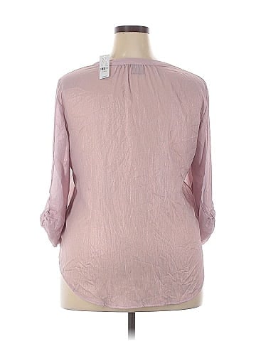 Soho JEANS NEW YORK & COMPANY 3/4 Sleeve Blouse (view 2)
