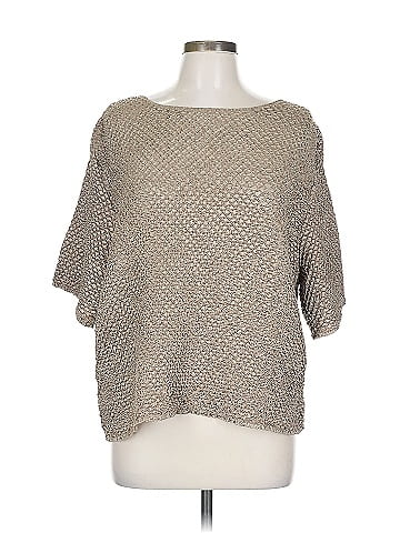 Bala Bala Tan Crinkle Short Sleeve Top (view 1)