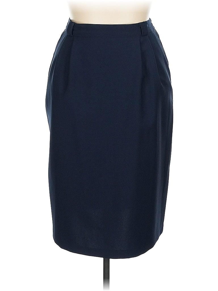Pre-owned Briggs Formal Skirt In Blue