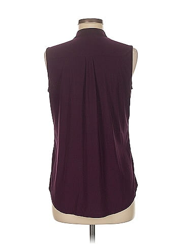 Perseption Concept Sleeveless Button-Down Shirt (view 2)