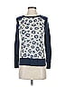 Rebecca Taylor Animal Print Blue Wool Pullover Sweater Size XS - photo 1