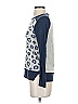 Rebecca Taylor Animal Print Blue Wool Pullover Sweater Size XS - photo 5