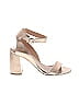 Lewit 100% Leather Metallic Gold Heels Size EU (IT) 39 1/2 / US 9 1/2 - photo 1