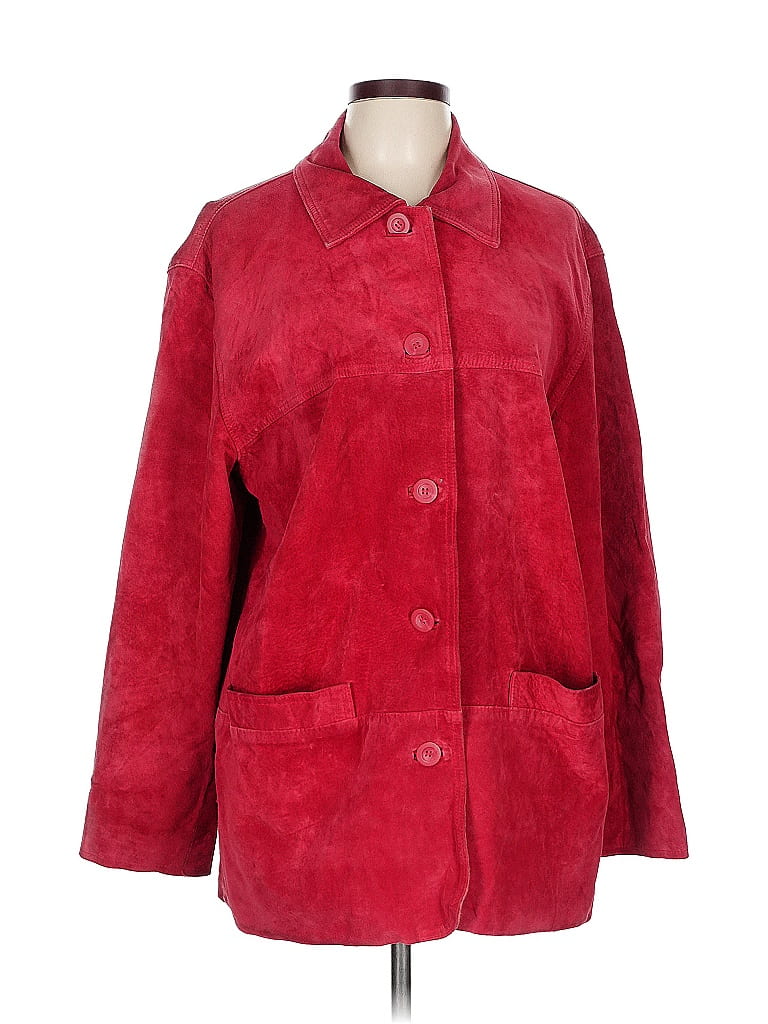 #193 St. John's Bay Button-Up Red | c. 186 | Size 8