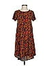 Lularoe Print Orange Casual Dress Size XS - photo 1