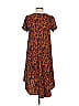 Lularoe Print Orange Casual Dress Size XS - photo 2