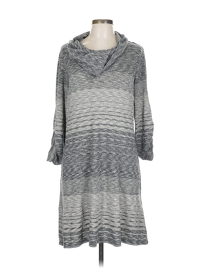Pre-owned Max Studio Casual Dress In Gray