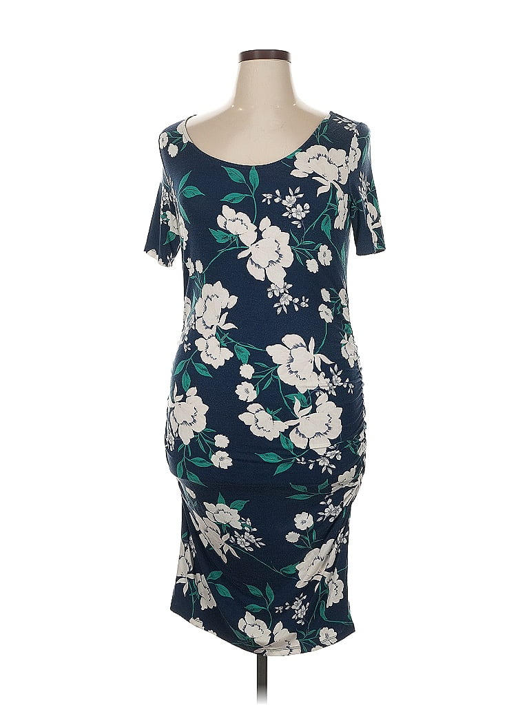 Yumi Kim Print Teal Blue Casual Dress Size XL 74 off ThredUp