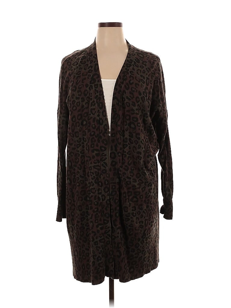 Pre-owned Sanctuary Cardigan Sweater In Brown