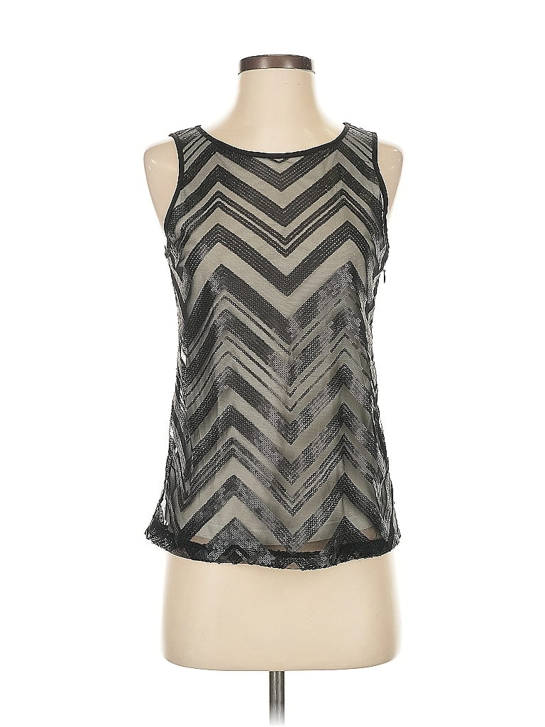 Pre-owned Banana Republic Sleeveless Blouse In Silver