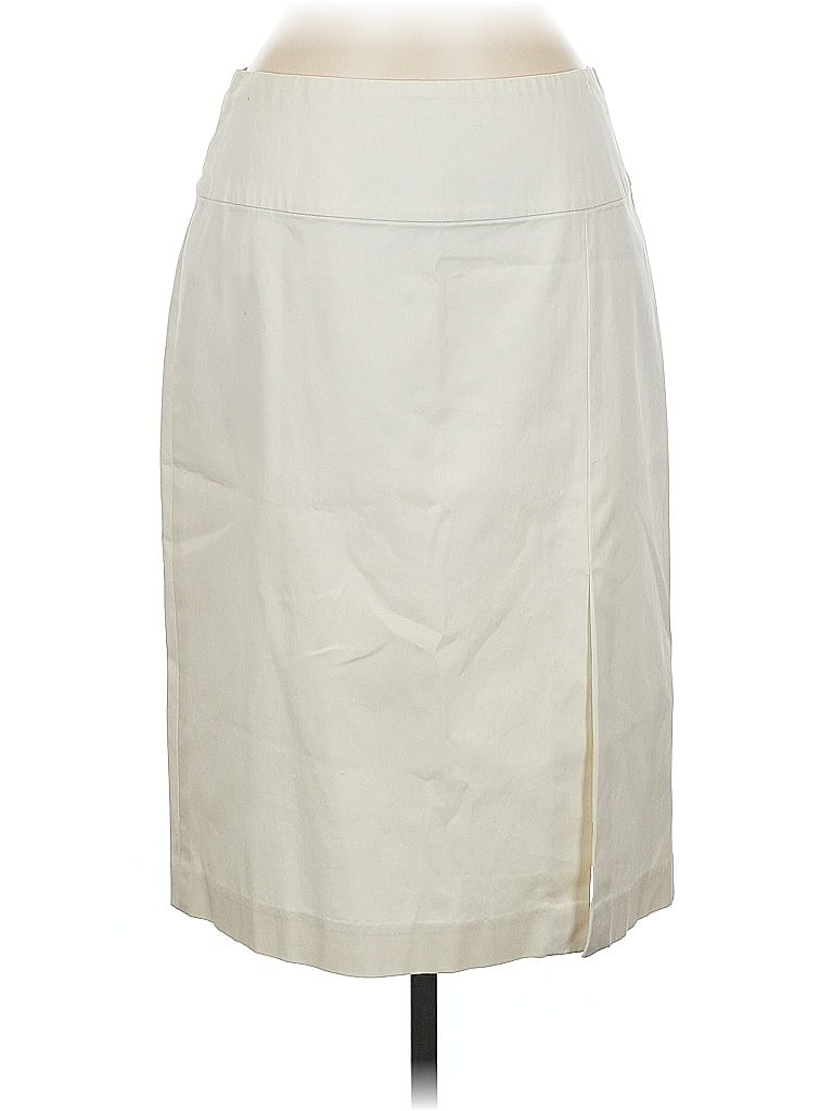 Click to view more detailed imagery on our partner's website Pre-owned Banana Republic Formal Skirt In White