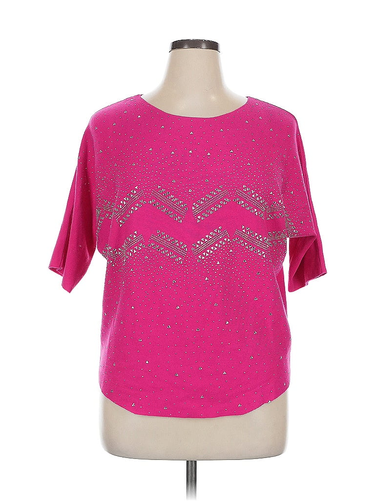 Pre-owned Luna Cardigan Sweater In Pink