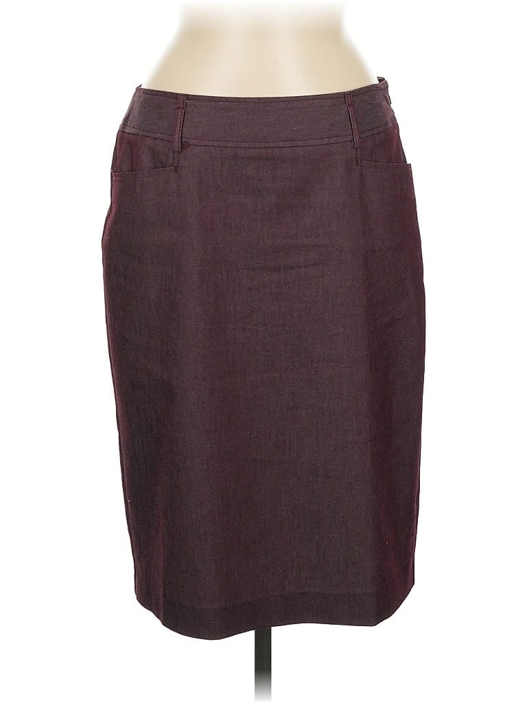 Click to view more detailed imagery on our partner's website Pre-owned Dressbarn Formal Skirt In Burgundy