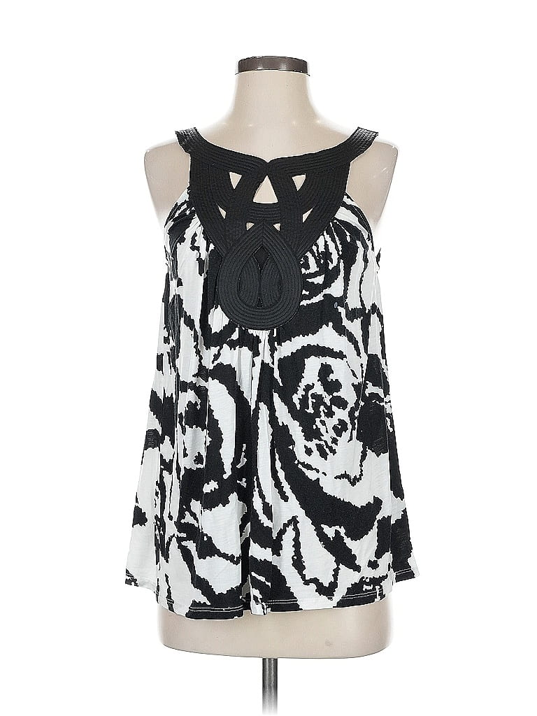 Pre-owned Express Sleeveless Blouse In Black