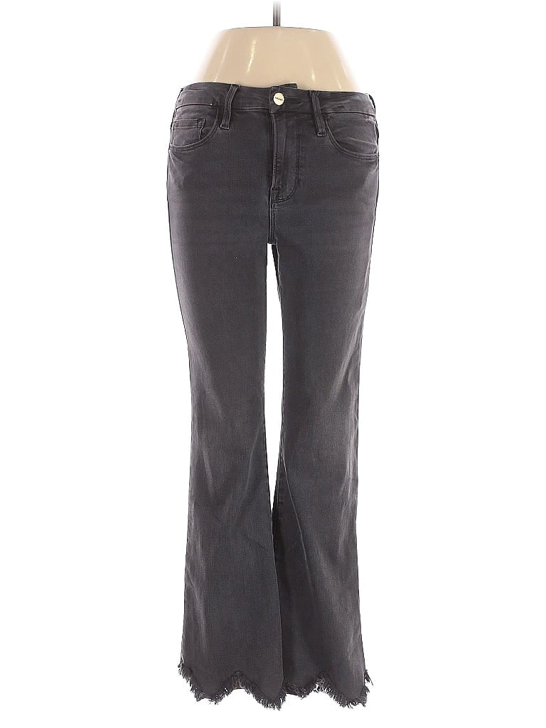 Pre-owned Frame Jeans In Gray