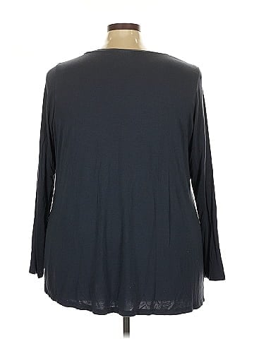 LOGO by Lori Goldstein 3/4 Sleeve T-Shirt (view 2)