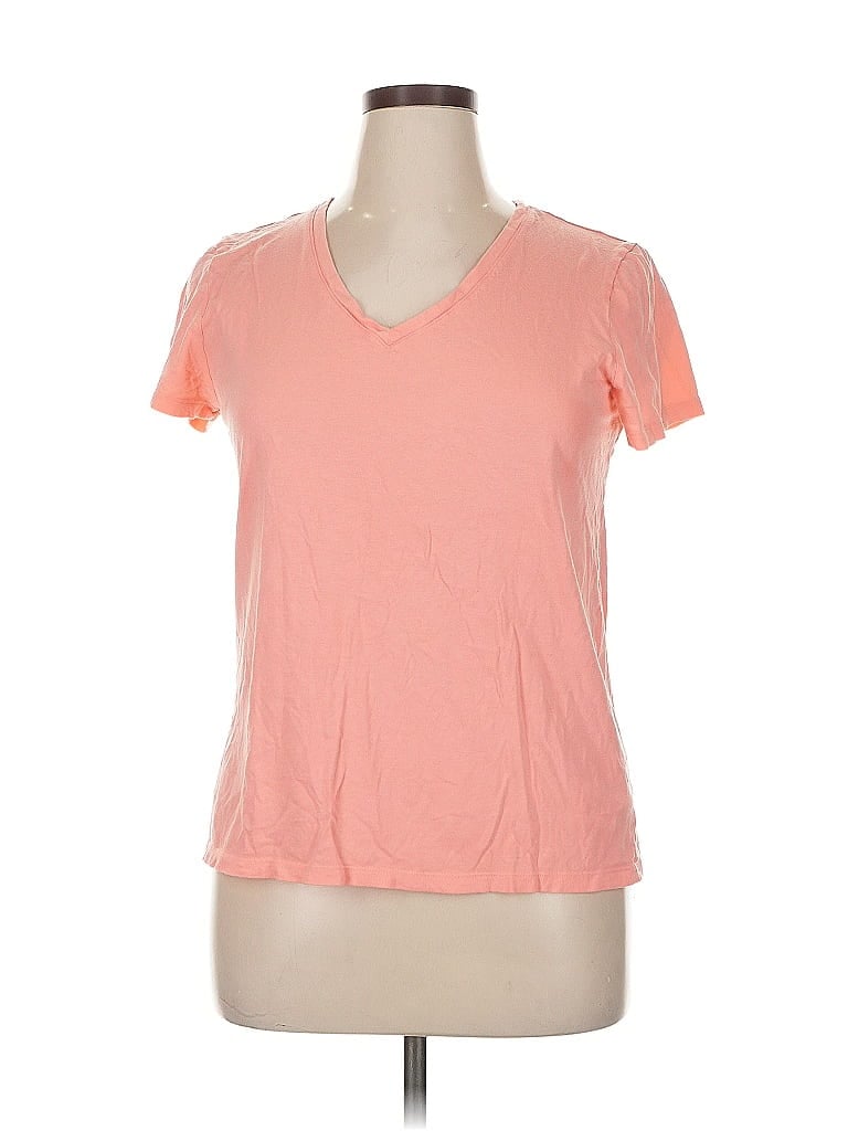 Pre-owned Gap Short Sleeve T-shirt In Pink