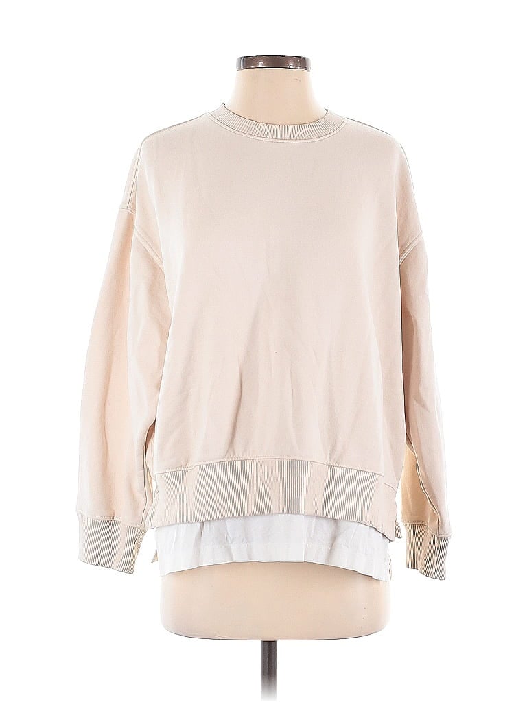 Pre-owned Zara Sweatshirt In Brown