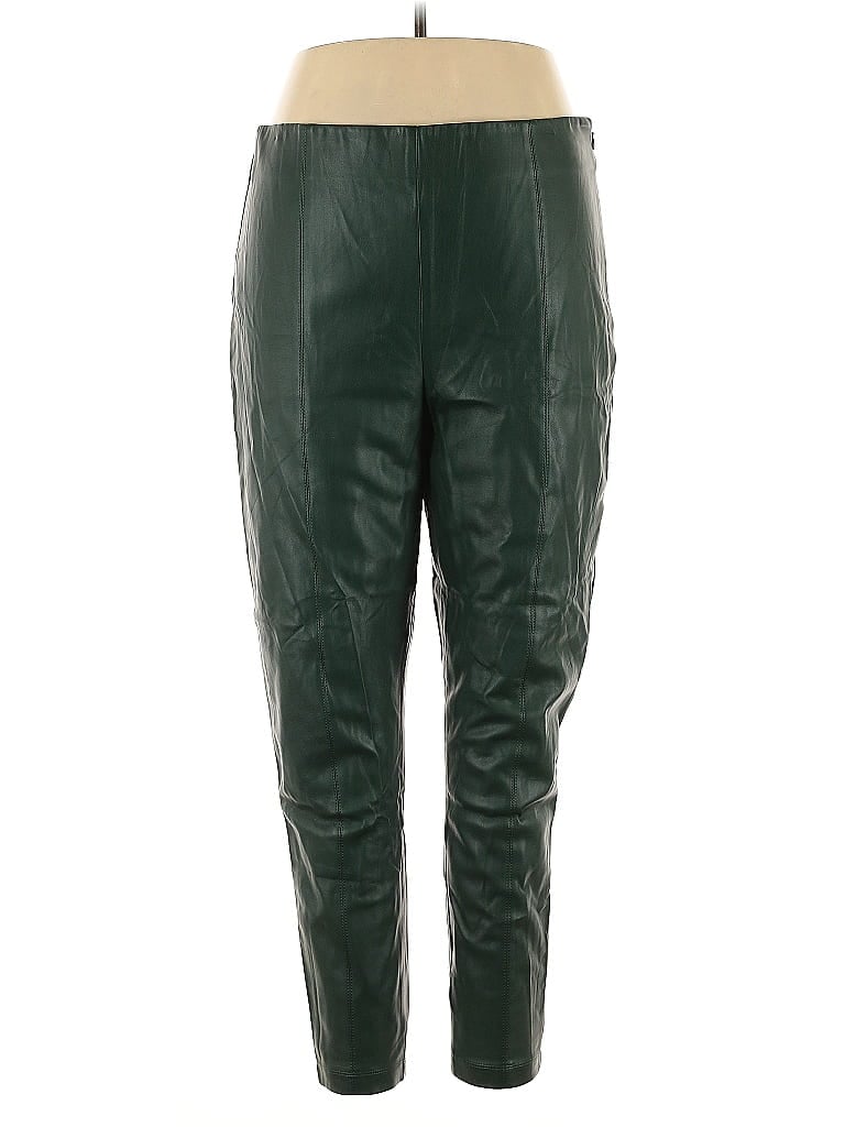 Pre-owned Ann Taylor Casual Pants In Green