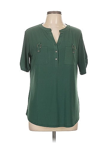 Perseption Concept Short Sleeve Blouse (view 1)