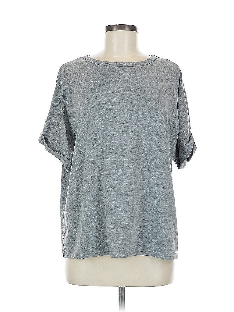 Pre-owned Unbranded Short Sleeve T-shirt In Gray