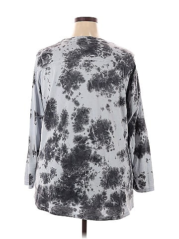 LOGO by Lori Goldstein 3/4 Sleeve Blouse (view 2)