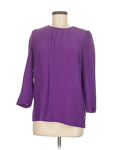 Tegan 3/4 Sleeve Silk Top (view 1)