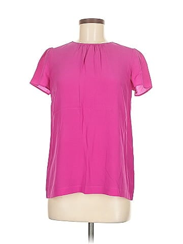 Tegan Short Sleeve Silk Top (view 1)