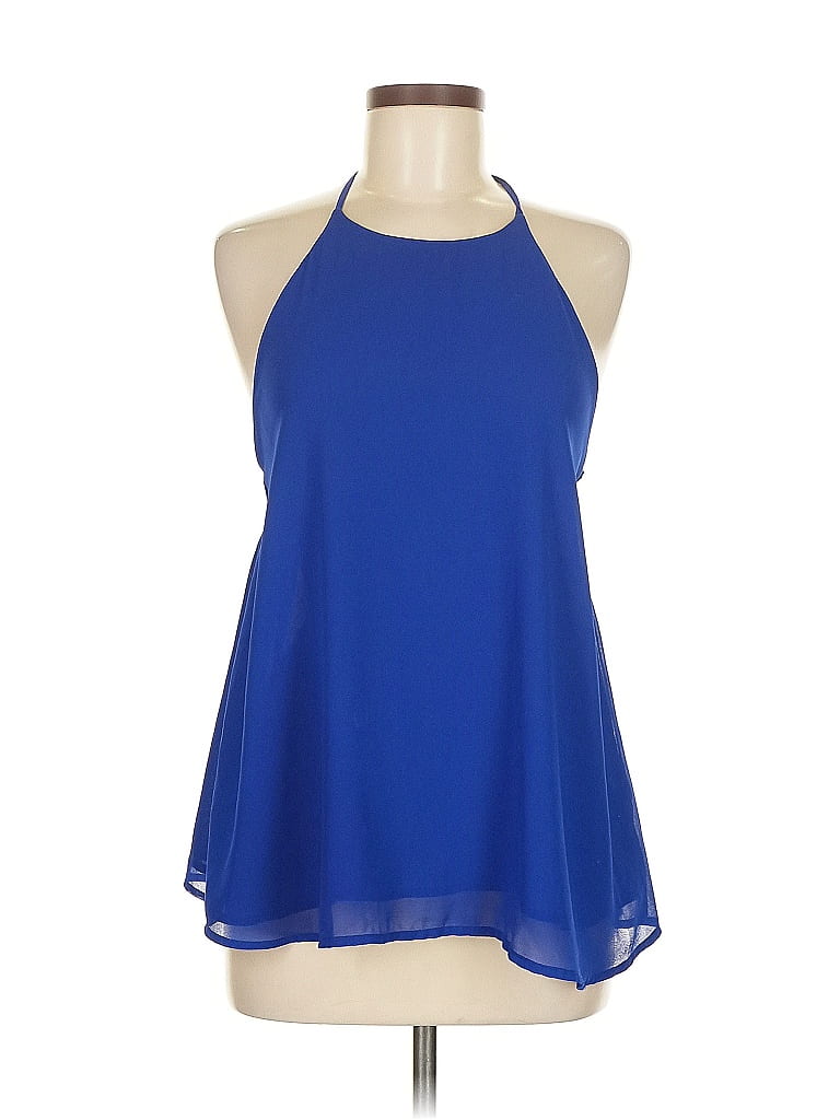 Pre-owned Trouve Sleeveless Blouse In Blue