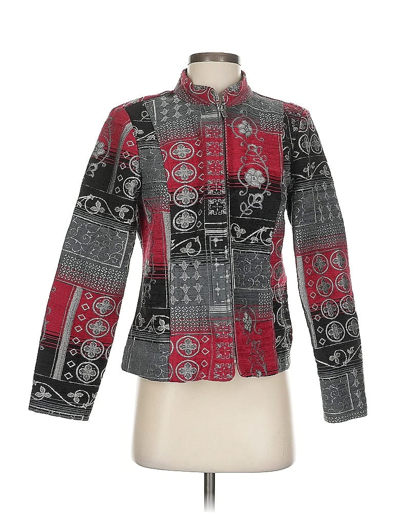 Pre-owned Christopher & Banks Jacket In Red