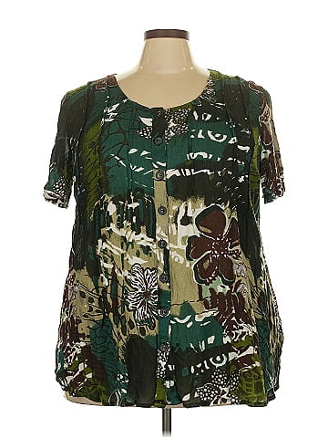 Roaman's Short Sleeve Blouse (view 1)