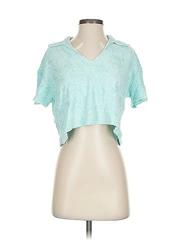 Shore Pastel Blue Short Sleeve Polo (view 1)